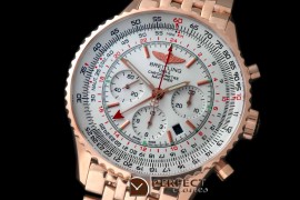 BLNVGMT-111 Navitimer GMT RG/RG White A-7500