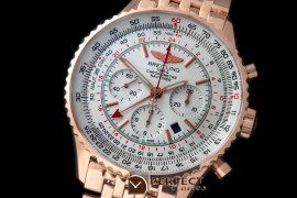 BLNVGMT-111 Navitimer GMT RG/RG White A-7500