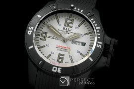 BALL10066 Hydrocarbon DayDate PVD/LE White J-Miyota 8205