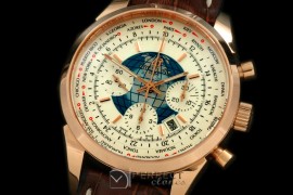 BLT01041L TransOcean Chrono Unitime Chrono RG/LE White A-77528