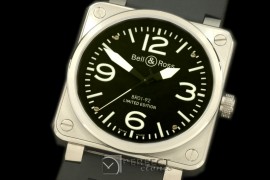 BO-019201 BR01-92 Automatic SS/RU Black/White A-2836