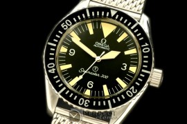OMSEV01001M Vintage Seamaster 30R-Navy SS/ME Blk A-2836