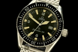 OMSEV01003M Vintage Seamaster 30Military SS/ME Blk A-2836