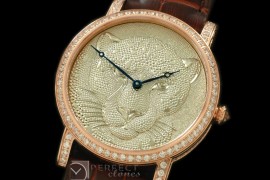 CARBP10036 Panthere de Cartier Ladies RG/LE Platinium Swiss Qtz