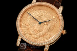 CARBP10037 Panthere de Cartier Ladies RG/LE Rose Gold Swiss Qtz