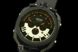 WLD3006K36 Chronograph PVD/RU Black/Orange Jap Qtz