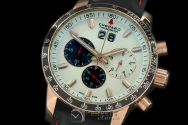 CPJI-111 Jacky Ickx Big Date Chrono RG/LE White Swiss Qtz