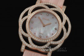 CHJW-112 Jewellery Watches Ladies RG/Diam/LE MOP Salmon Swiss Qt