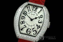 FMH10001 Heart SS/LE White Swiss Quartz