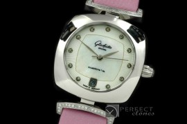 GLPV-001 Pavonina Ladies SS/ST White Swiss Quartz