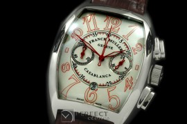 FMCA01113 Casablanca Chrono SS/RU White Jap OS2Qtz Chrono