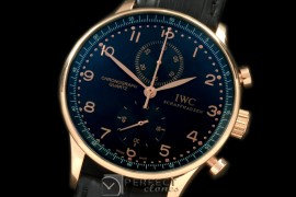 IWPG10119 Portuguese Chrono RG/LE Black Jap OS20