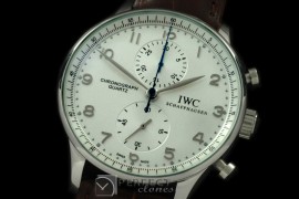 IWPG10111 Portuguese Chrono SS/LE White Jap OS20