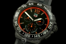 TGF1-01044 Formula 1 PVD/RU Blk/Org Swiss Eta Quartz Chrono