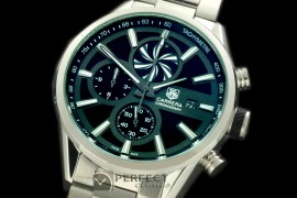 TG-50-001S Carrera 50yrs Anni Chrono SS/SS Black Jap OS2Quartz