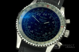 BLNVC20106L Navitimer Cosmonaute SS/LE Black/Blue Jap OS2Qtz