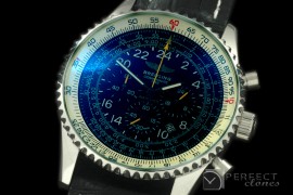 BLNVC20107L Navitimer Cosmonaute SS/LE Black/Ylw Jap OS2Qtz