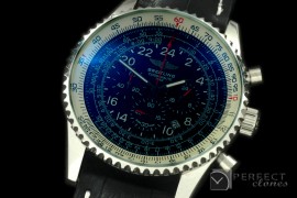 BLNVC20109L Navitimer Cosmonaute SS/LE Black/Red Jap OS2Qtz