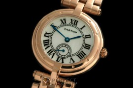 CARMR10006 Must De Cartier Ronde RG/RG White Jap Quartz