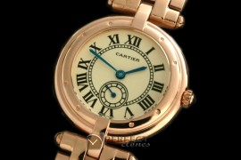 CARMR10007 Must De Cartier Ronde RG/RG Off White Jap Quartz
