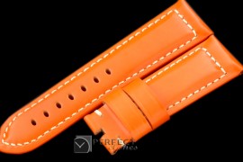 PNA00302 24/22 Calf Leather Tan/White Stitches for 44mm Pane