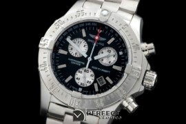 BLSWC10007S Seawolf Chrono SS/NY Black Stk Swiss Eta Qtz 251.262