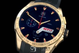 TG-GTO-112R Carrera GTO Chrono YG/RU Black Jap OS2Quartz