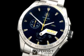 TG-GTO-106S Carrera GTO Chrono SS/SS Black/Yellow Jap OS2Quart