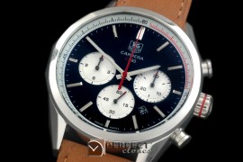 TG-CH80-107 Carrera CH 80Anni Chrono SS/LE Black/Red Jap OS2Qu