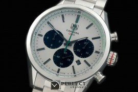 TG-CH80-103S Carrera CH 80Anni Chrono SS/SS White/Blue Jap OS20