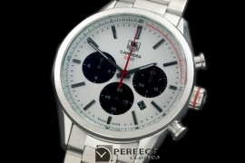 TG-CH80-102S Carrera CH 80Anni Chrono SS/SS White/Red Jap OS2Q