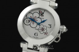 CARPS00311 Pasha Ladies SS/SS White Swiss Ronde Quartz