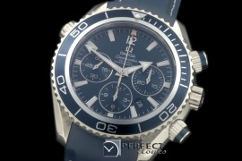 OMSE01031R Planet Ocean 45.5 Chrono SS/RU Blue 7753