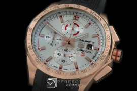 TG-SN-111 Carrera 16 Senna Ed Chrono RG/RU White Jap OS2Qtz