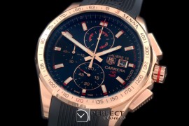 TG-SN-112 Carrera 16 Senna Ed Chrono RG/RU Black Jap OS2Qtz