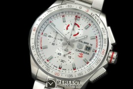 TG-SN-101S Carrera 16 Senna Ed Chrono SS/SS White Jap OS2Qtz