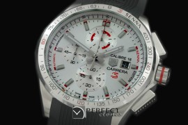 TG-SN-101 Carrera 16 Senna Ed Chrono SS/RU White Jap OS2Qtz