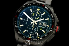 TG-SN-122S Carrera 16 Senna Ed Chrono PVD/PVD Black Jap OS2Qtz