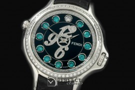 FEN01002D Crazy Carats SS/LE Black Swiss Qtz