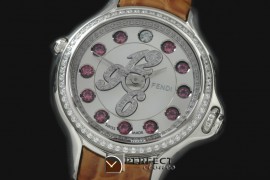 FEN01001D Crazy Carats SS/LE White Swiss Qtz