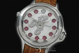 FEN01001 Crazy Carats SS/LE White Swiss Qtz