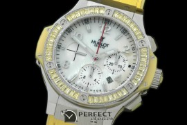 HBSQ10003 Big Bang Pearl SS/Sq Yellow Ruby White A-7750