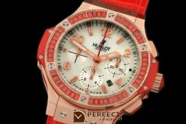 HBSQ10012 Big Bang Pearl RG/Sq Red Ruby White A-7750