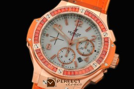 HBSQ10014 Big Bang Pearl RG/Sq Orange Ruby White A-7750