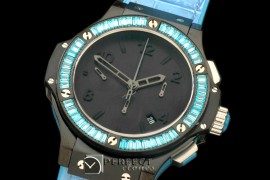 HBSQ10025 Big Bang Pearl /Sq Blue Ruby All Black A-7750