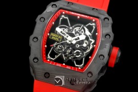 RM035-102 RM-035 Rafael Nadal Tourbillon PVD/RU/Red Custom Skele