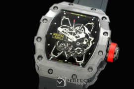 RM035-101 RM-035 Rafael Nadal Tourbillon PVD/RU/Blk Custom Skele