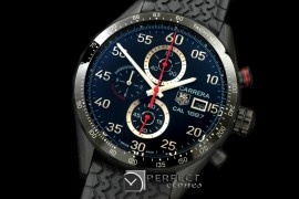 TGCA00258R 1887 Carrera 43mm Chrono PVD/RU Black Jap Qtz