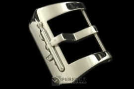 PNA10051 Steel - Polished Embossed Submarine Buckle 24mm c/w Box