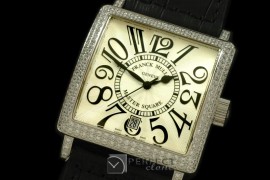 FMMSQ00101D Men Master Square SS/LE White Num Asian 2836